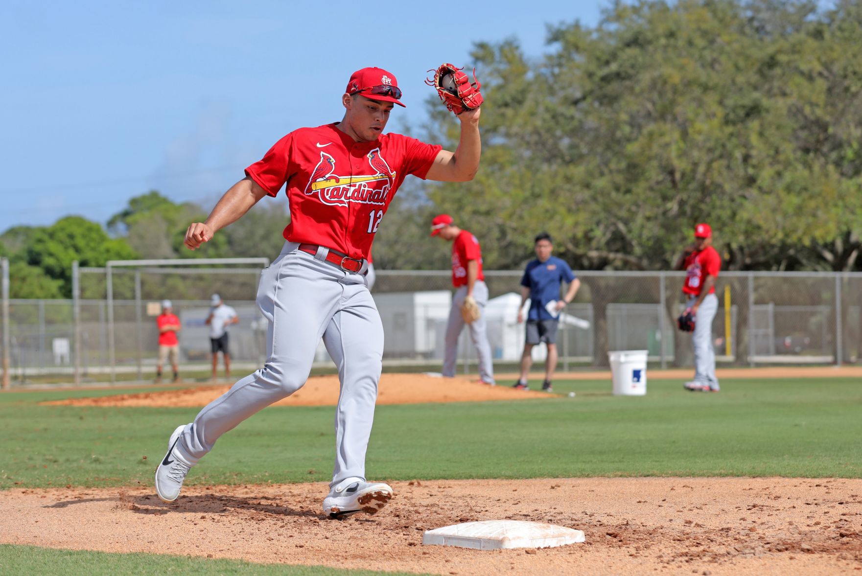 First official workout of Cardinals spring training